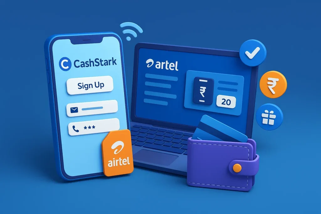 CashStark com Airtel Activation