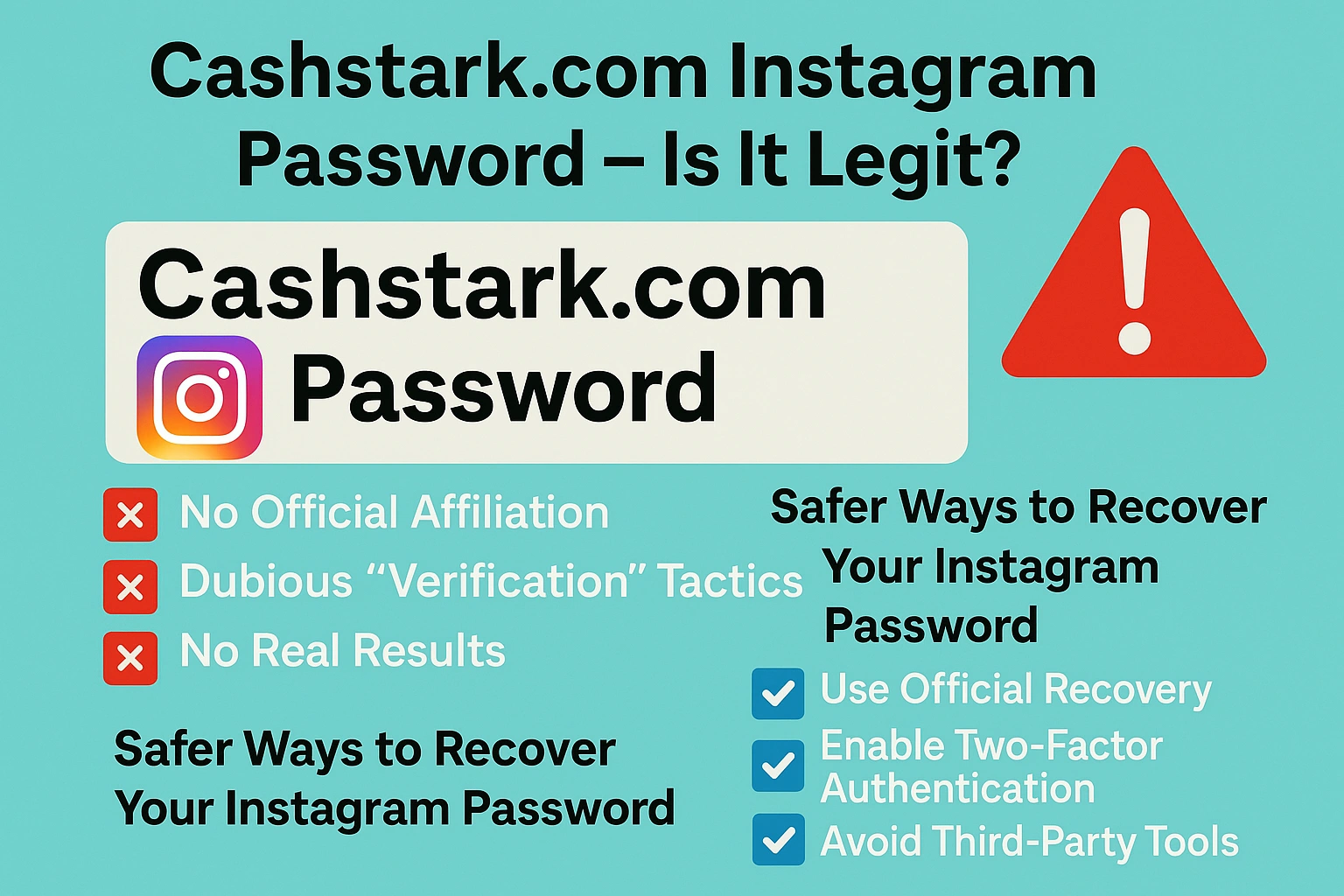 Cashstark.com Instagram Password: Need to Know Before Using It